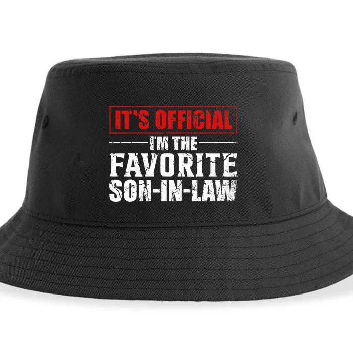 Funny Son Inlaw Its Im The Favorite Son Inlaw Sustainable Bucket Hat