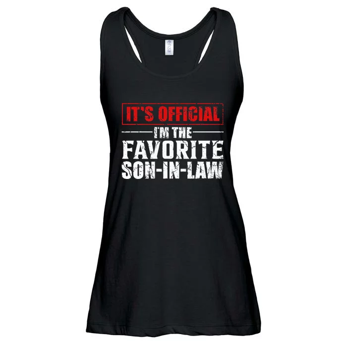 Funny Son Inlaw Its Im The Favorite Son Inlaw Ladies Essential Flowy Tank