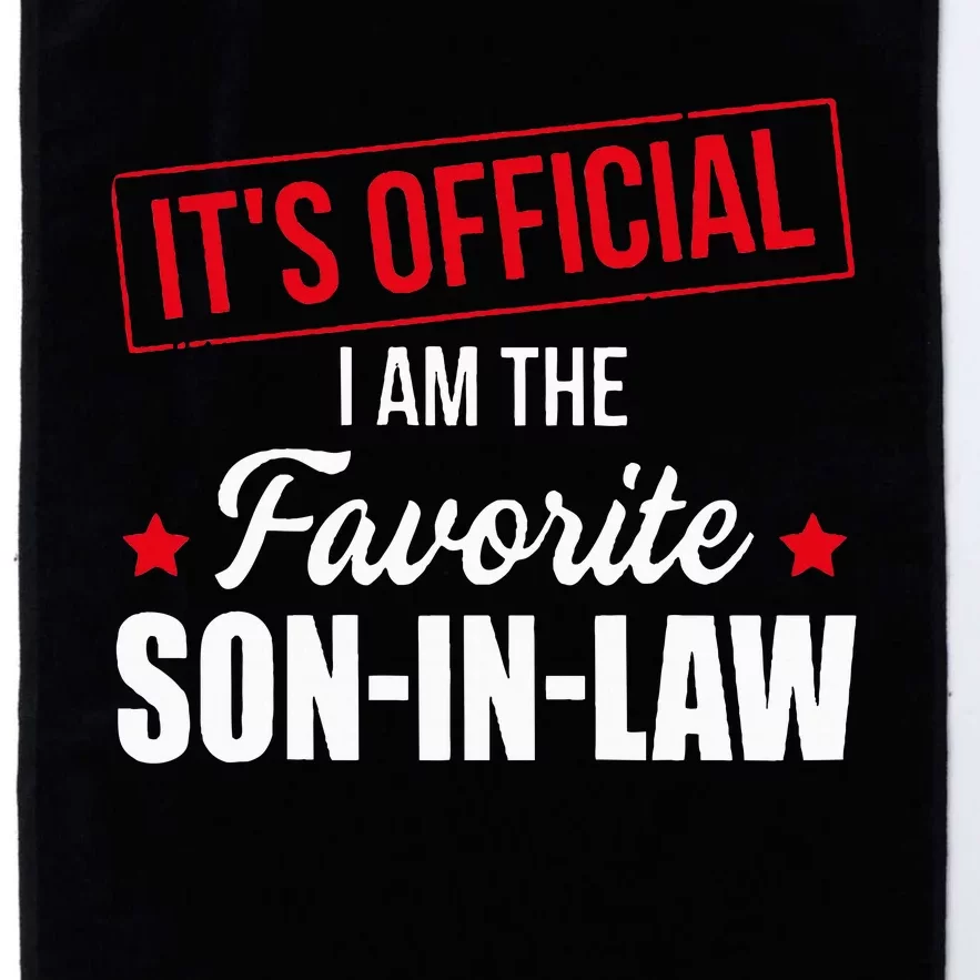 Favorite son in law from mother in law or father in law Platinum Collection Golf Towel