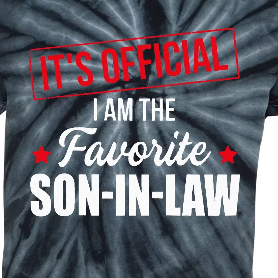 Favorite son in law from mother in law or father in law Kids Tie-Dye T-Shirt