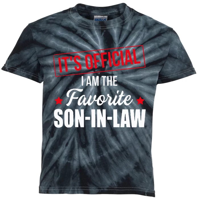 Favorite son in law from mother in law or father in law Kids Tie-Dye T-Shirt