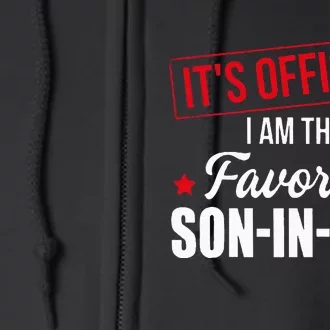 Favorite son in law from mother in law or father in law Full Zip Hoodie