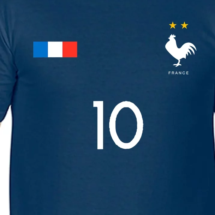 France Soccer Jersey France 10 Soccer Football Fan Comfort Colors T-Shirt