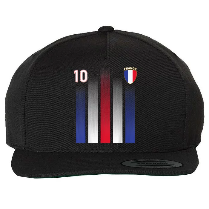 France Soccer Jersey France 10 Soccer Football Fan Wool Snapback Cap