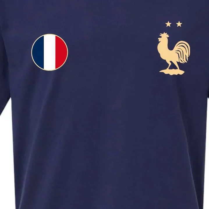 France Soccer Jersey Football Roosters Flag Sueded Cloud Jersey T-Shirt