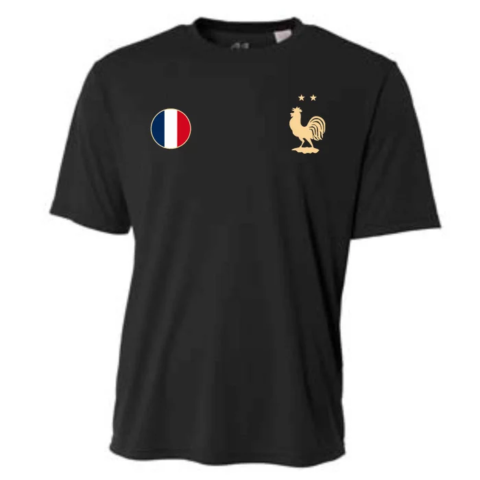 France Soccer Jersey Football Roosters Flag Cooling Performance Crew T-Shirt