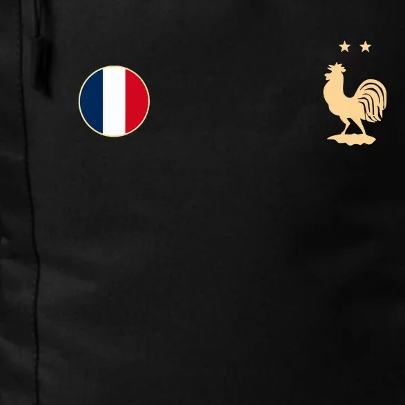 France Soccer Jersey Football Roosters Flag Daily Commute Backpack