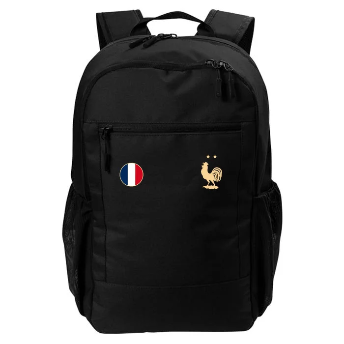 France Soccer Jersey Football Roosters Flag Daily Commute Backpack