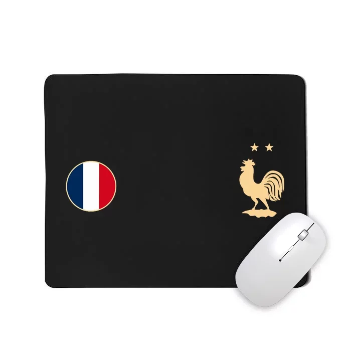 France Soccer Jersey Football Roosters Flag Mousepad