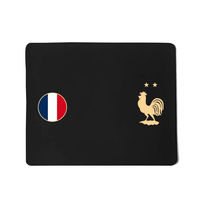 France Soccer Jersey Football Roosters Flag Mousepad