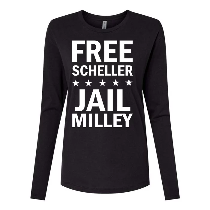 Free Scheller Jail Milley Womens Cotton Relaxed Long Sleeve T-Shirt