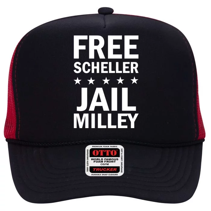 Free Scheller Jail Milley High Crown Mesh Trucker Hat