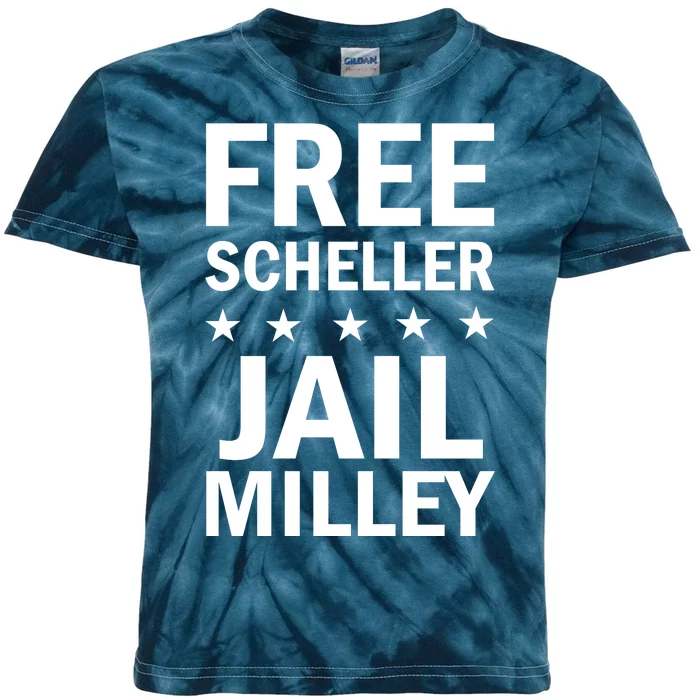 Free Scheller Jail Milley Kids Tie-Dye T-Shirt