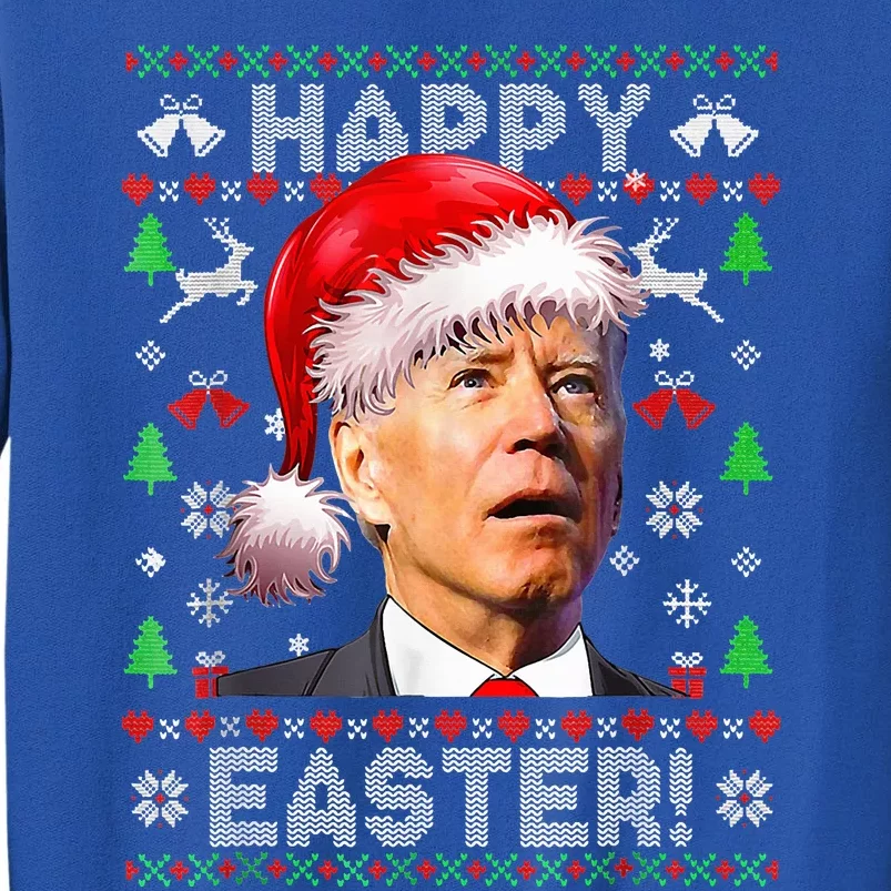 Funny Santa Joe Biden Happy Easter Ugly Christmas Sweatshirt