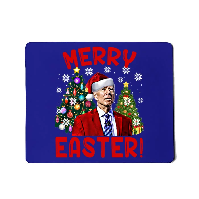 Funny Santa Joe Biden Happy Easter Ugly Christmas Confused Gift Mousepad