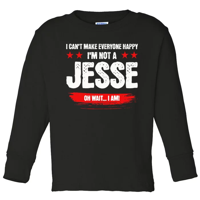 Funny Sarcastic Jesse Personalized Birthday Toddler Long Sleeve Shirt