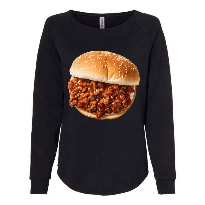 Funny Sloppy Joe Sandwich Lunchlady Food Halloween Costume Womens California Wash Sweatshirt