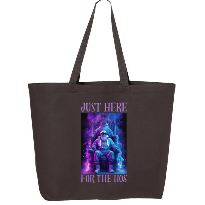 Funny Santa Just Here For The Hos 25L Jumbo Tote