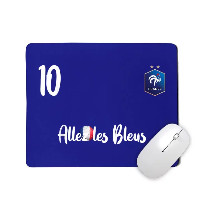 France Soccer Jersey France Football Alles Les Bleus Mousepad