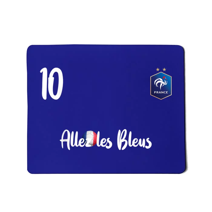 France Soccer Jersey France Football Alles Les Bleus Mousepad