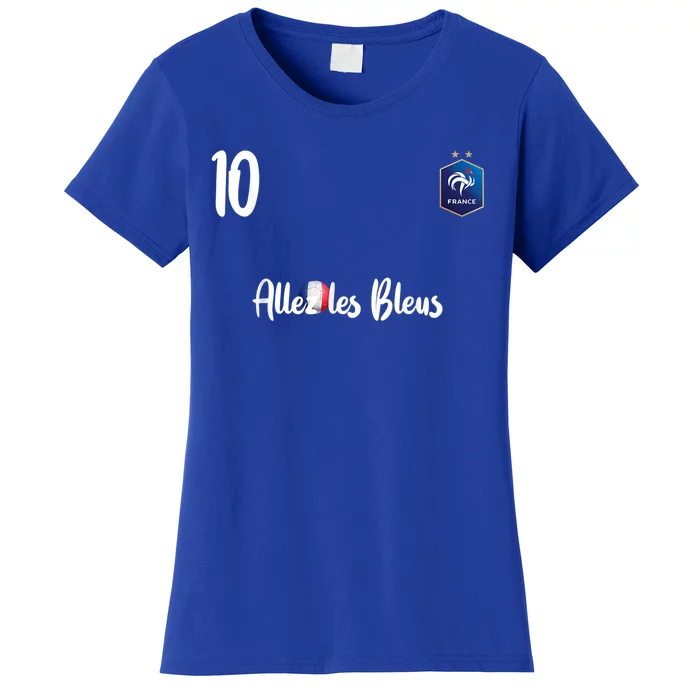 France Soccer Jersey France Football Alles Les Bleus Women's T-Shirt