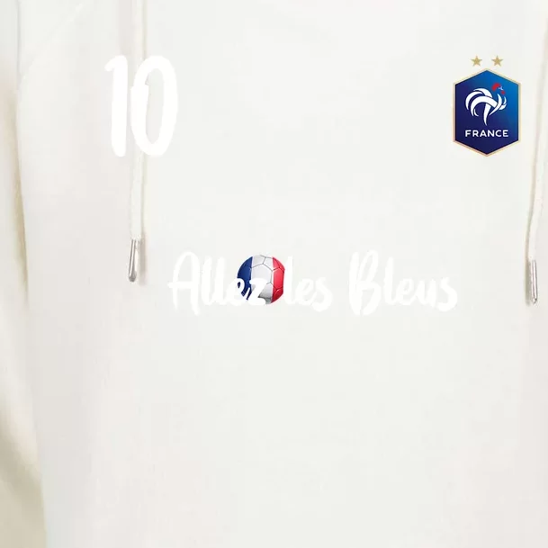 France Soccer Jersey France Football Alles Les Bleus Womens Funnel Neck Pullover Hood