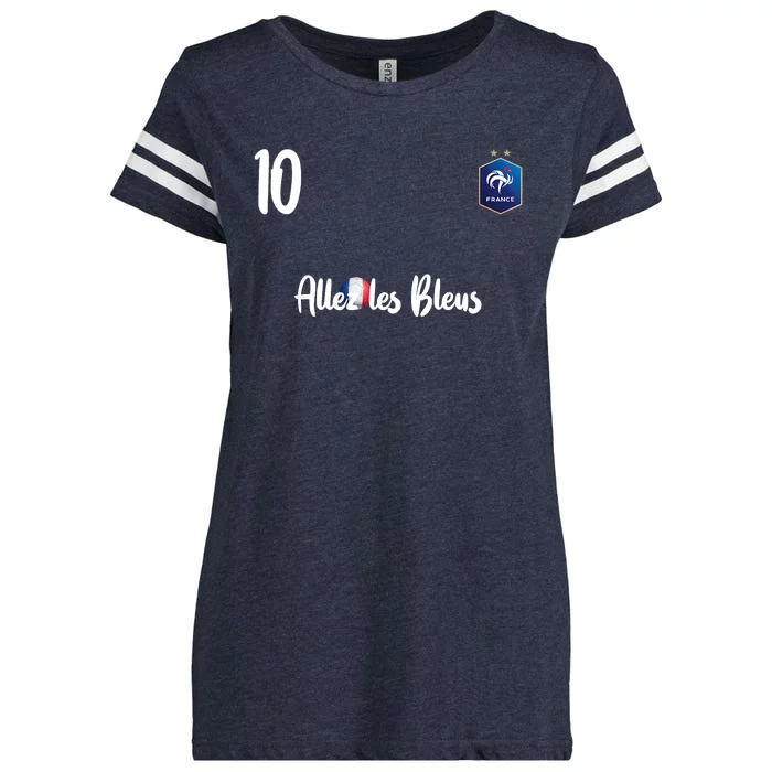 France Soccer Jersey France Football Alles Les Bleus Enza Ladies Jersey Football T-Shirt