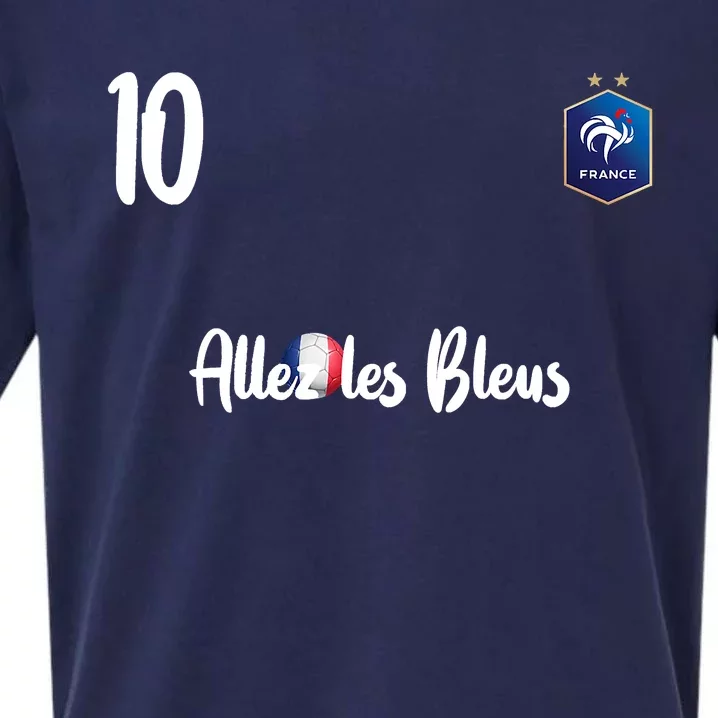 France Soccer Jersey France Football Alles Les Bleus Sueded Cloud Jersey T-Shirt