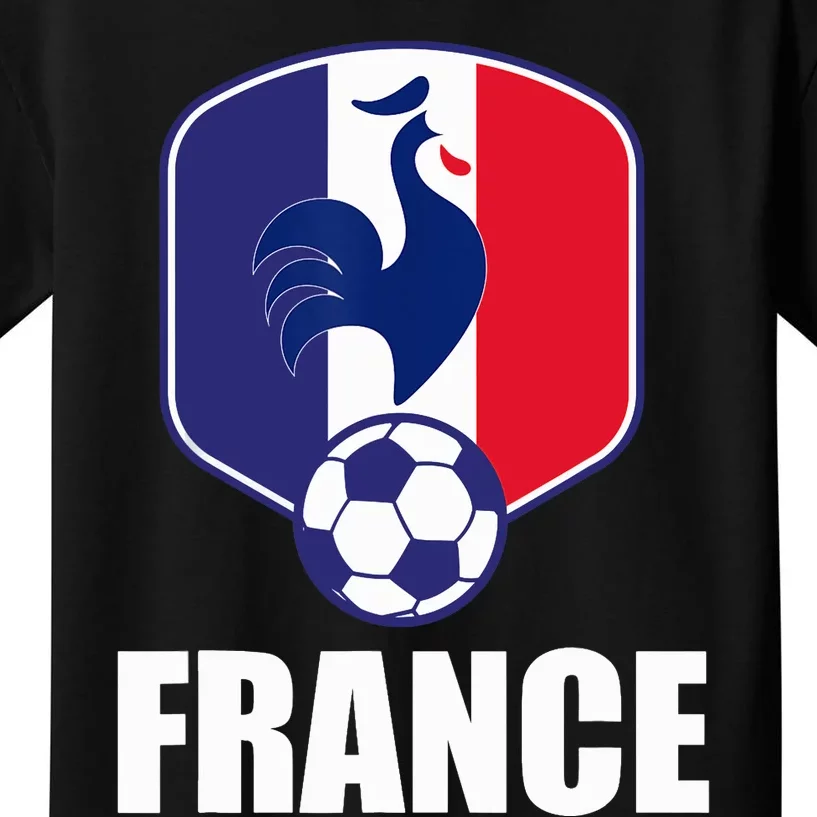 France Soccer Jersey Gift France Football Fans Kids T-Shirt