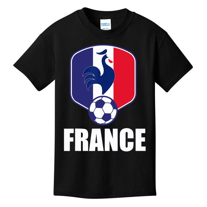 France Soccer Jersey Gift France Football Fans Kids T-Shirt