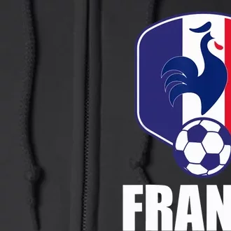 France Soccer Jersey Gift France Football Fans Full Zip Hoodie