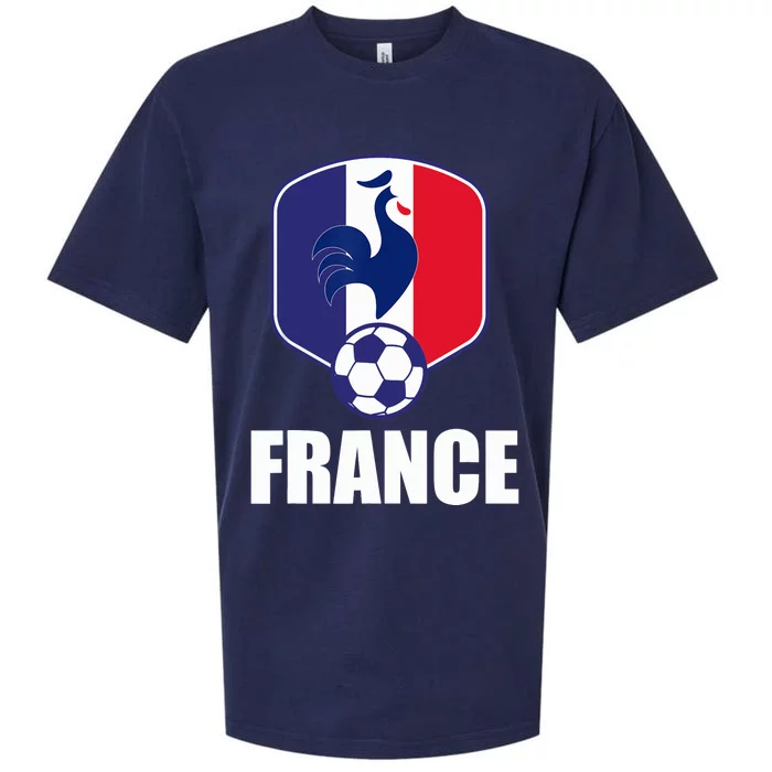 France Soccer Jersey Gift France Football Fans Sueded Cloud Jersey T-Shirt