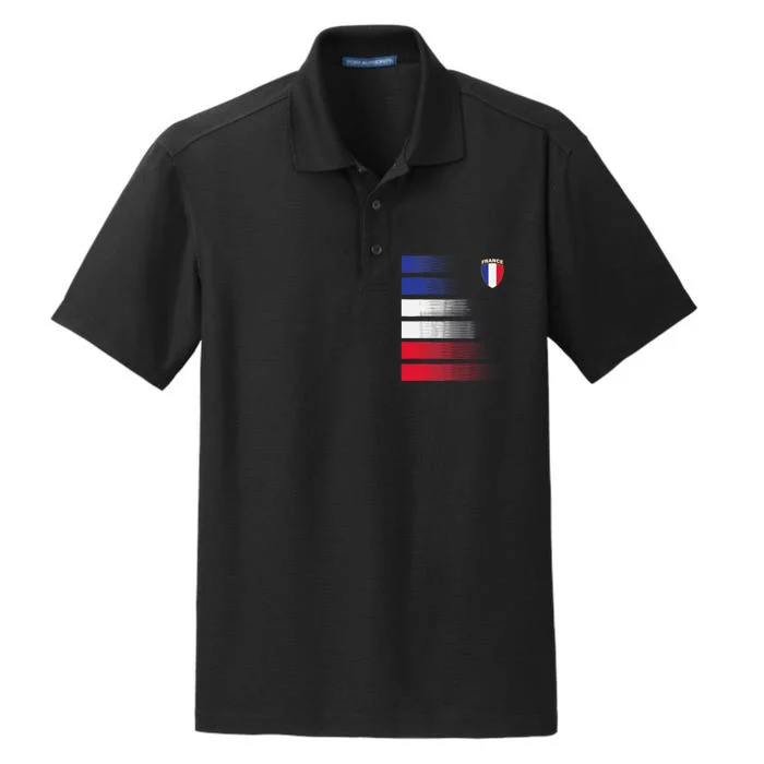 France Soccer Jersey France Football Fan Soccer Dry Zone Grid Performance Polo