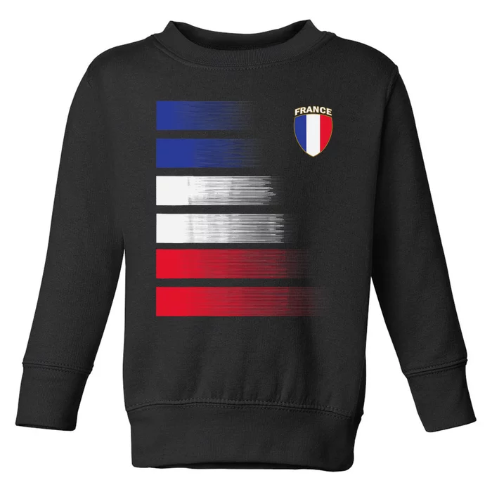 France Soccer Jersey France Football Fan Soccer Toddler Sweatshirt