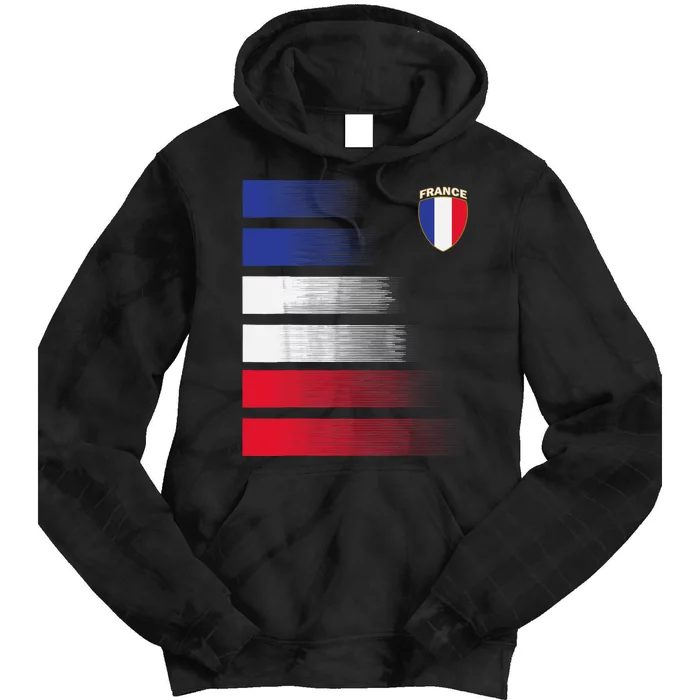 France Soccer Jersey France Football Fan Soccer Tie Dye Hoodie