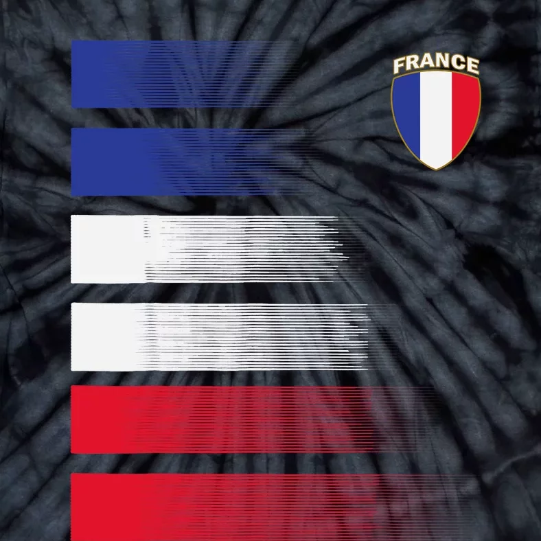 France Soccer Jersey France Football Fan Soccer Tie-Dye T-Shirt