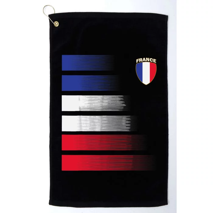 France Soccer Jersey France Football Fan Soccer Platinum Collection Golf Towel