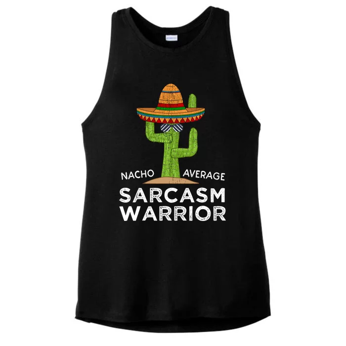 Funny Sarcastic Joke Humor | Fun Sarcasm Saying Ladies Tri-Blend Wicking Tank