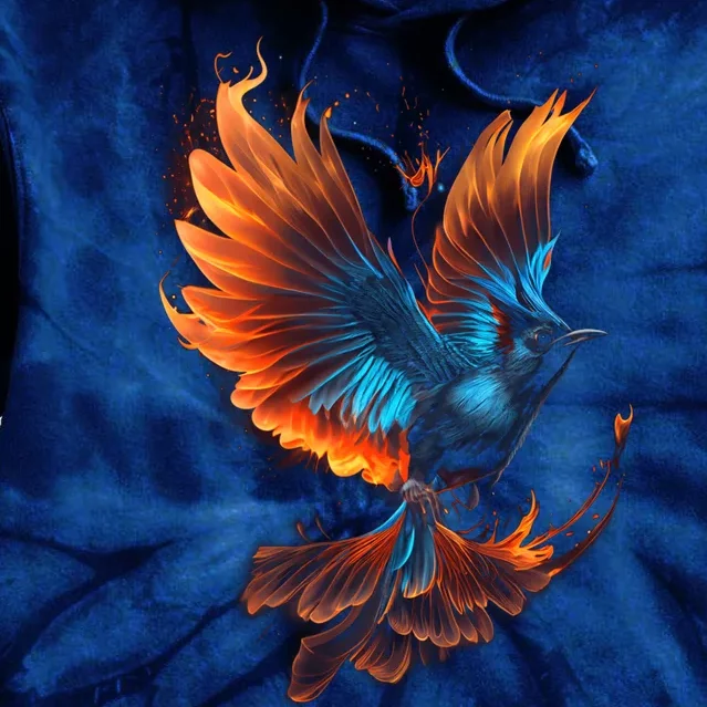 Fiery Stellar's Jay Graphic Tees Tie Dye Hoodie