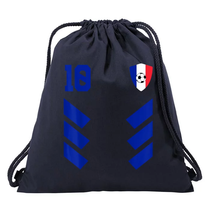 France Soccer Jersey France Football French Drawstring Bag