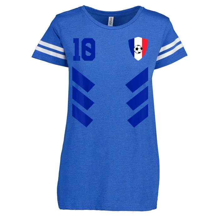 France Soccer Jersey France Football French Enza Ladies Jersey Football T-Shirt