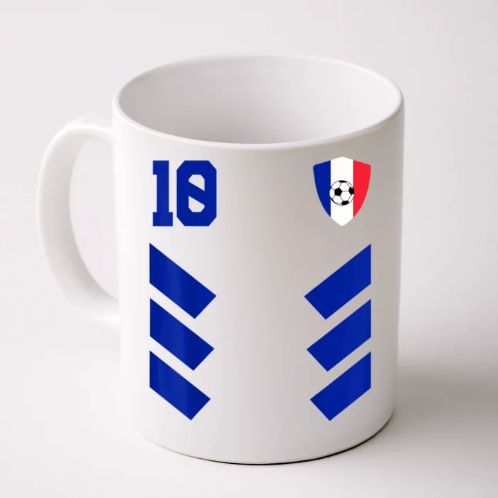 France Soccer Jersey France Football French Front & Back Coffee Mug