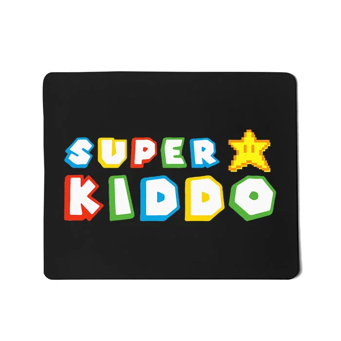 Funny Super Kiddo Humor Gaming Lovers Mousepad