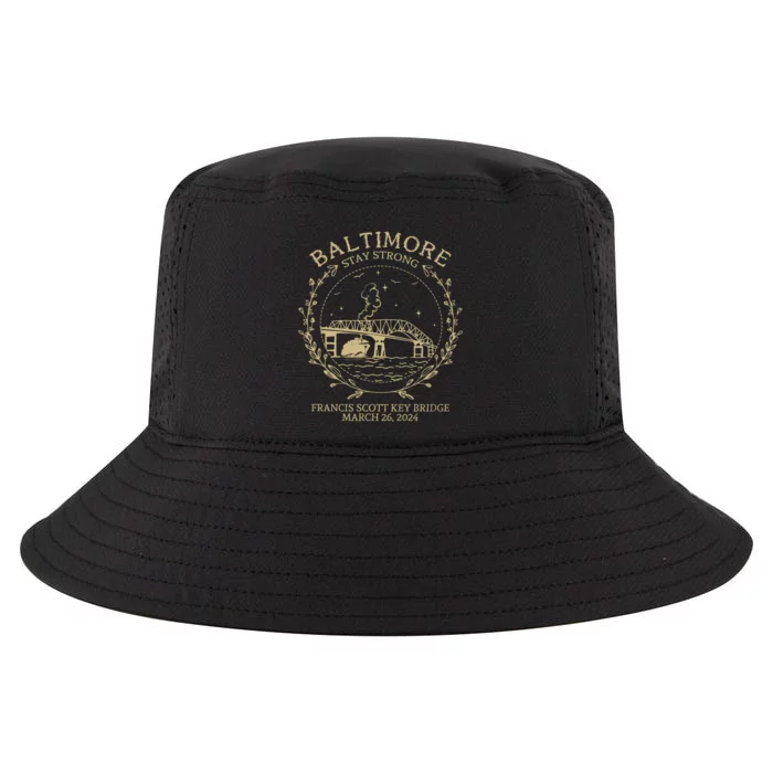 Francis Scott Key Bridge Collaps Cool Comfort Performance Bucket Hat