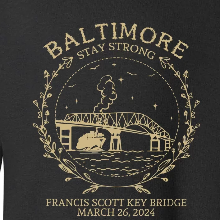 Francis Scott Key Bridge Collaps Toddler Sweatshirt