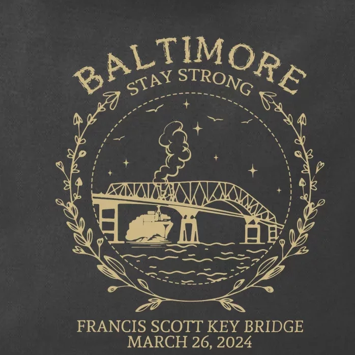 Francis Scott Key Bridge Collaps Zip Tote Bag