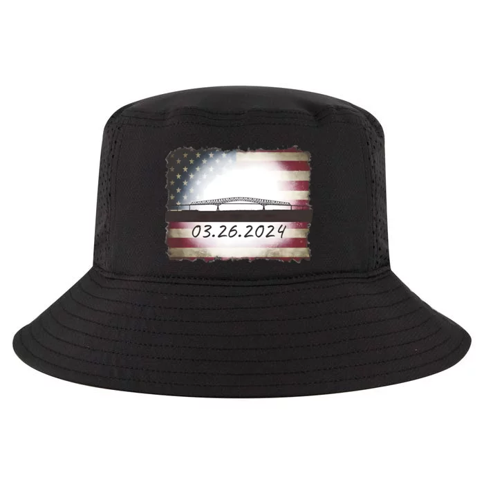 Francis Scott Key Bridge Collapse Baltimore Cool Comfort Performance Bucket Hat