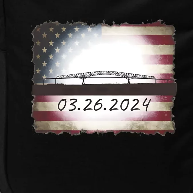 Francis Scott Key Bridge Collapse Baltimore Impact Tech Backpack