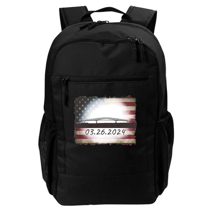 Francis Scott Key Bridge Collapse Baltimore Daily Commute Backpack