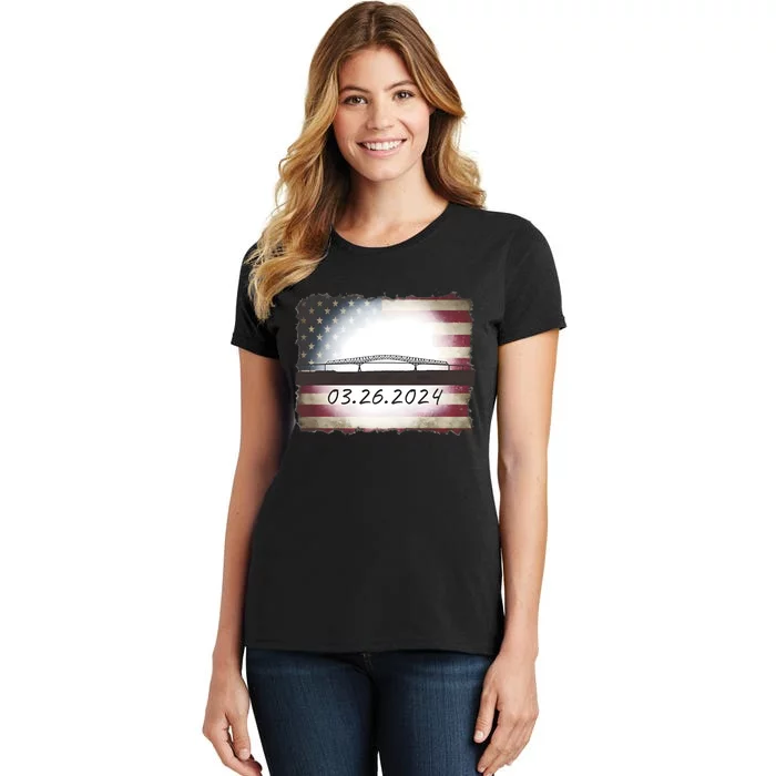 Francis Scott Key Bridge Collapse Baltimore Women's T-Shirt